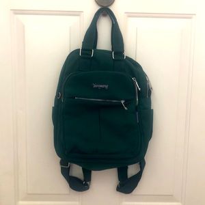 Hunter green travel backpack. Never used.